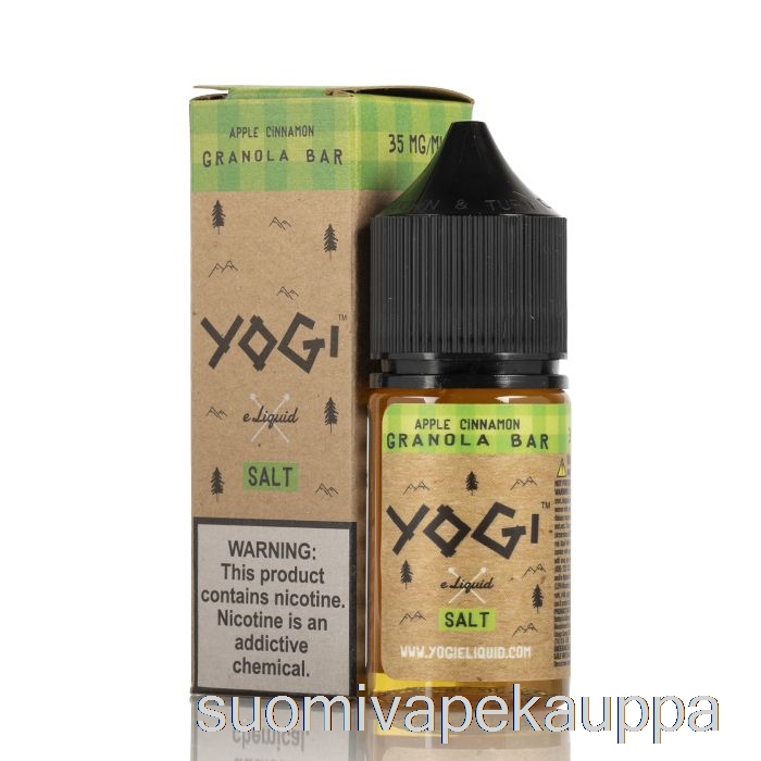 Vape Netistä Omena Kaneli Granolapatukka - Joogisuolat E-neste - 30ml 50mg